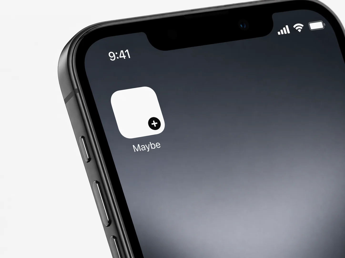 Interfaz de la app Maybe mostrando gestión de tareas